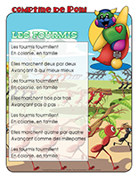 Comptine de Poni-Les fourmis Comptine de Poni-Les fourmis