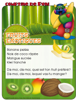 Comptine de Poni-Les fruits exotiques