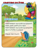 Comptine de Poni-Les hérissons Comptine de Poni-Les hérissons