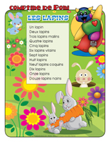 Comptine de Poni-Les lapins Comptine de Poni-Les lapins