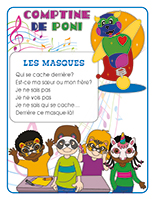 Comptine de Poni-Les masques 2023