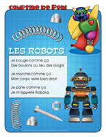 Comptine de Poni-Les robots Comptine de Poni-Les robots