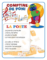 Comptine de Poni-Poste