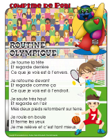 Comptine de Poni-Routine olympique