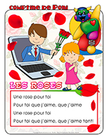 Comptine de Poni-Saint-Valentin-Les roses