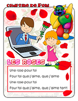 Comptine de Poni-Saint-Valentin-Les roses Comptine de Poni-Saint-Valentin-Les roses