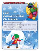 Comptine de Poni-Sculpture de neige