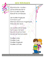 Comptine educatout-Les nouilles Comptine educatout-Les nouilles