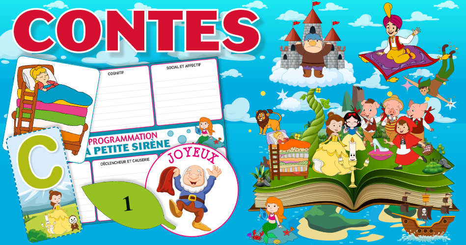 Les contes, activités pour enfants.