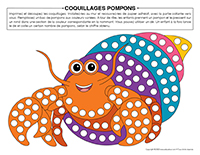 Coquillages-pompons