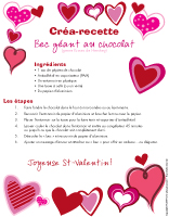 Créa-recette - Bec géant au chocolat