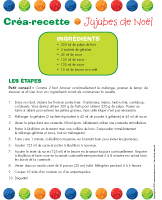 Créa-recette - Jujubes de Noël