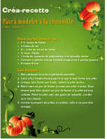 Créa-recette - Pâte à modeler à la citrouille