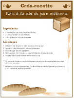 Créa-recette-Pâte à la mie collante