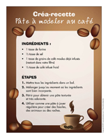 Créa-recette-Pâte à modeler au café Créa-recette-Pâte à modeler au café