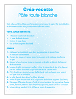 Créa-recette-Pâte toute blanche