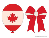Décorations de porte-Fête du Canada
