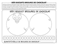 Défi biscuits brisures de chocolat