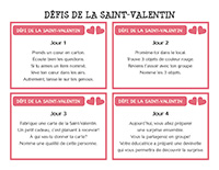 Défis de la Saint-Valentin