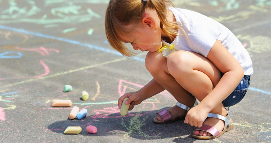 Des activités à faire avec des craies à trottoir