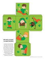 Dés des actions-Saint-Patrick