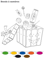 Dessin à Numéros - Les friandises Dessin à Numéros - Les friandises