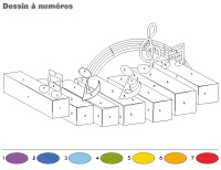 Dessin à Numéros-La musique