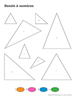 Dessin à Numéros-Le triangle