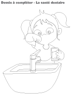 Dessin &agrave; compl&eacute;ter-La sant&eacute; dentaire
