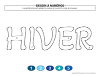 Dessin a numeros-Activites-EPN-Hiver