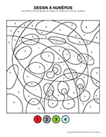 Dessin a numeros-Coccinelles