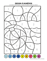 Dessin a numeros-Ete