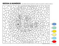 Dessin à numéros-Sous-marins