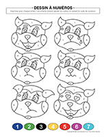 Dessin a numeros-emotions avec Poni