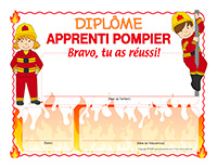 Diplôme apprenti-pompier