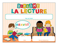 Diplomes interactifs-Éveil a la lecture 2025