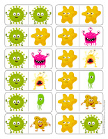 Éduc-Dominos-Les microbes Éduc-Dominos-Les microbes