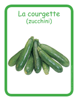 Éduc-affiche-La courgette (zucchini) Éduc-affiche-La courgette (zucchini)