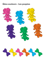 Éduc-couleurs-Les poupées Éduc-couleurs-Les poupées