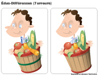 Éduc-différences-Les légumes