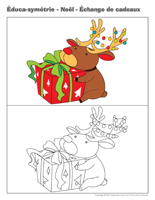 Éduc-symétrie-Noël-échange de cadeaux Éduc-symétrie-Noël-échange de cadeaux