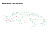 Éduc-tracé-Les crocodiles