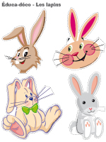 Éduca-déco - Les lapins Éduca-déco - Les lapins