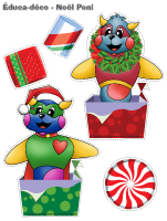 Éduca-déco - Noël - Poni Éduca-déco - Noël - Poni