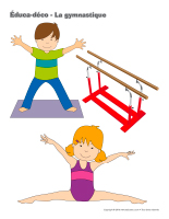 La gymnastique, activités pour enfants.