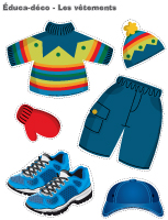 Éduca-déco-Les vêtements Éduca-déco-Les vêtements