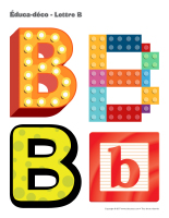 Éduca-déco-Lettre B-1 Éduca-déco-Lettre B-1