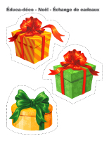 Éduca-déco-Noël-échange de cadeaux Éduca-déco-Noël-échange de cadeaux
