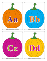 Éduca-lettres-Les citrouilles Éduca-lettres-Les citrouilles