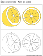 Éduca-symétrie-Avril en jaune